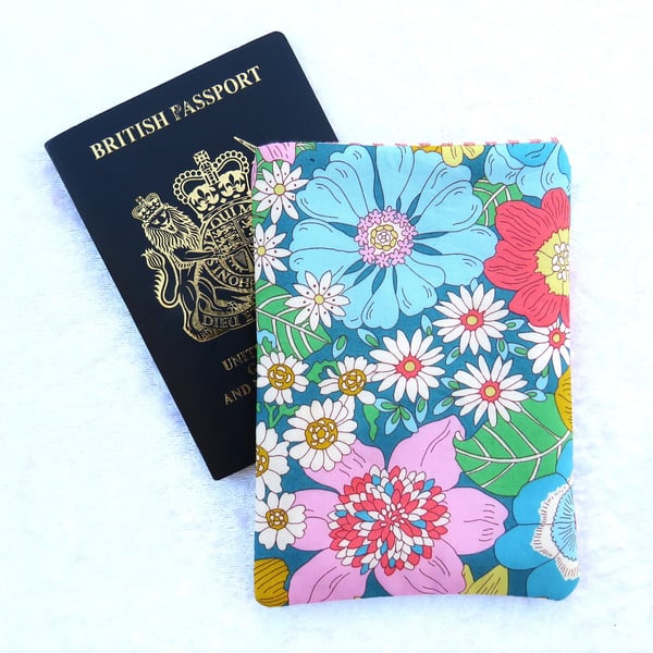 Passport Cover, Liberty print passport pouch