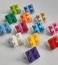 Lego 1x2 Stud Earrings