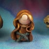Spring Sale ... Little-Known-Gnome Master of Stealth OOAK Sculpt by Ann Galvin