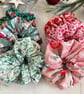 Matching Fabric Hair Scrunchie - Handmade - Christmas Motifs - Image 4