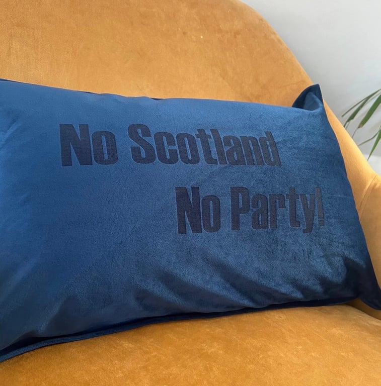 No Scotland No Party Cushion Cover