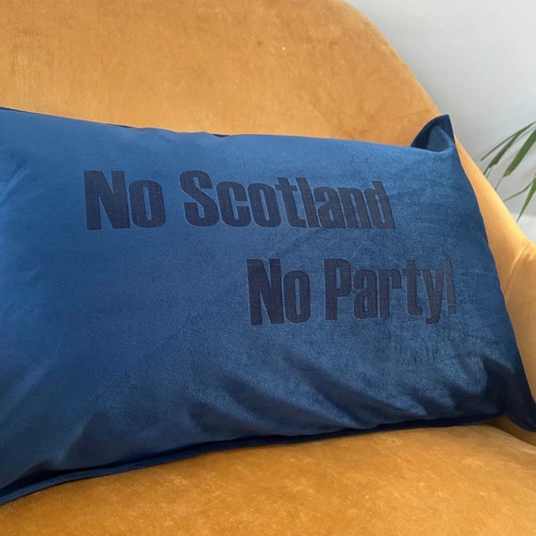 No Scotland No Party Cushion Cover
