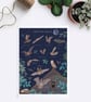 British Bats Nature Guide Illustration Print - Image 3