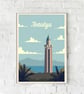 Antalya retro travel poster, Turkey travel poster - Image 4