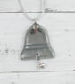 Merry Christmas Card with Festive Silver Bell Christmas Decoration - Image 7