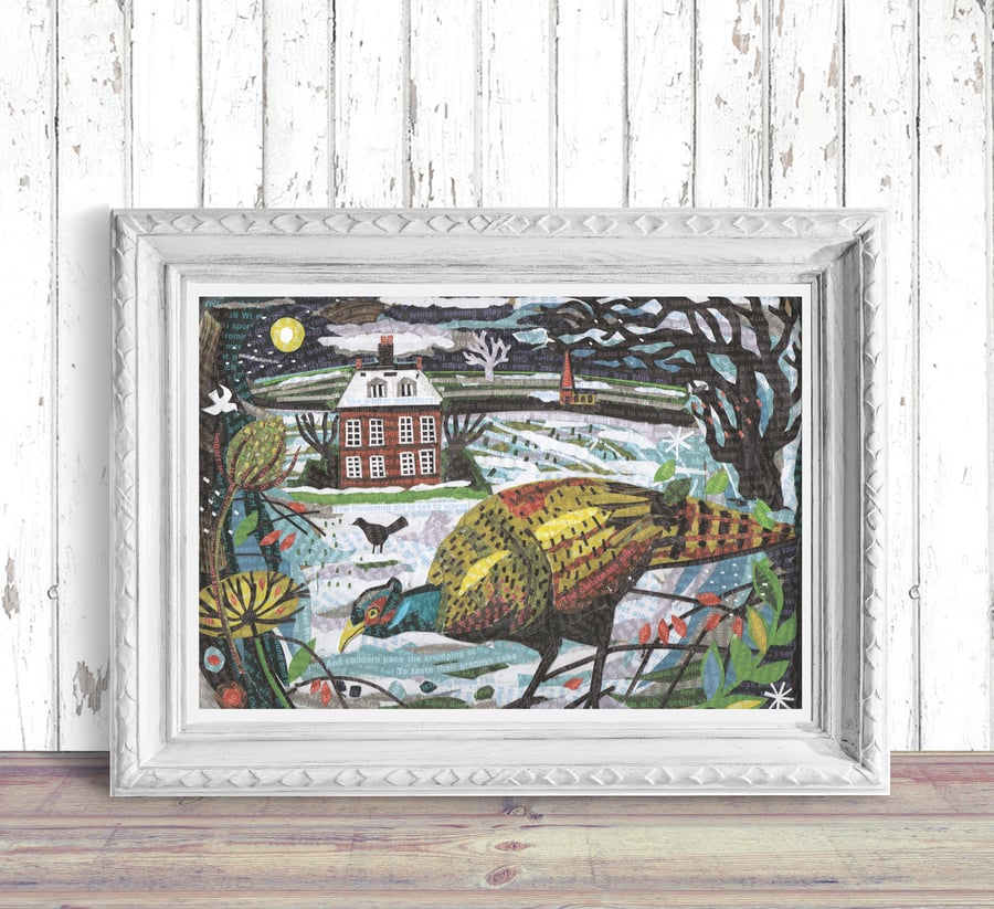 Special Christmas Offer – Winter Wildlife Poetry Set of Three A3 Signed Prints (