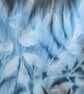 drum round lampshade Africa African sun printed hand-dyed ferns plants leaves    - Image 6
