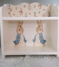Wooden Storage Shelf Unit Display Shelves Wall Freestanding Peter Rabbit Nursery - Image 1