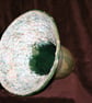 CUSTOMER ORDER DO NOT BUY Wide mouthed textured green & white ceramic pot - Image 1