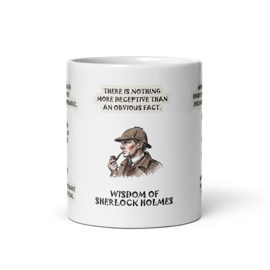 Wisdom of Sherlock Holmes Mug