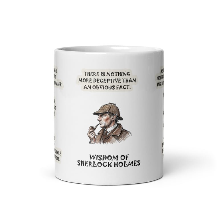 Wisdom of Sherlock Holmes Mug