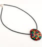 Perfectly Imperfect - Fused Glass "Patchwork" Pendant - Image 3