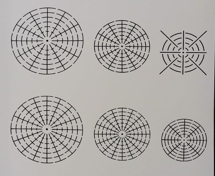 Mandala Stone Guide stencil