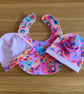 Newborn Baby Boxed Gift Set-Beanie Hats & Matching Bib-Abstract Design-BGS07