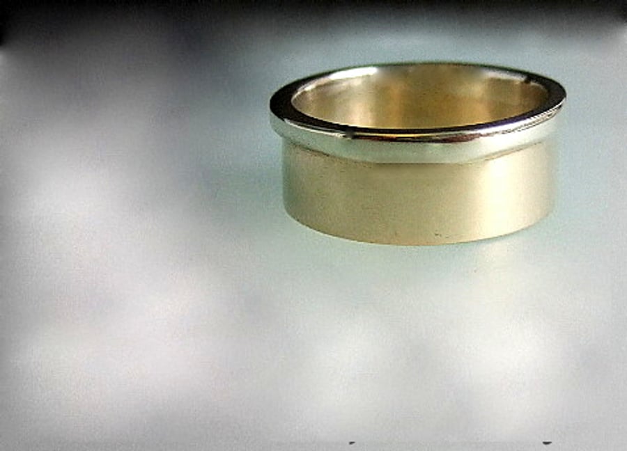 Yellow White gold  ring