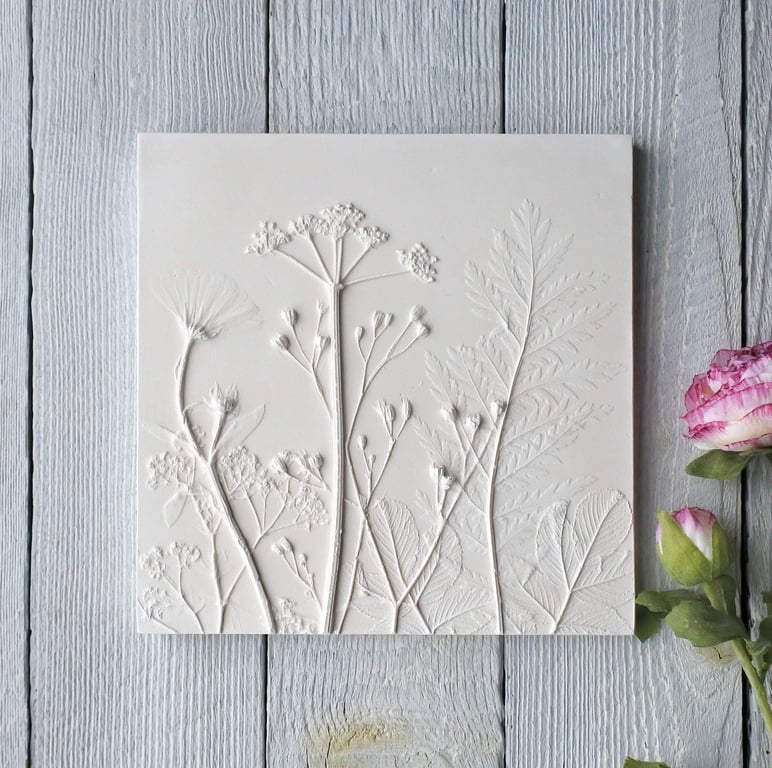 Summer Mix No.1 Plaster Cast Wall Plaque: Limited Edition