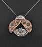 Silver ladybird pendant, Moving jewellery, Silver insect necklace - Image 7