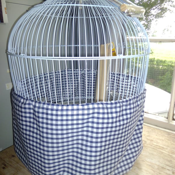 Round bird cage tidy