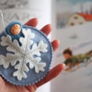 Handmade doll : Snow fairy baby