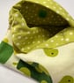 Turtle fabric fold-over coin purse - Image 4