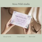 Birthday card for Mum, sister, auntie, granny, Nanny and any female 