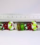 Handmade Christmas lamp work glass beads - Image 6