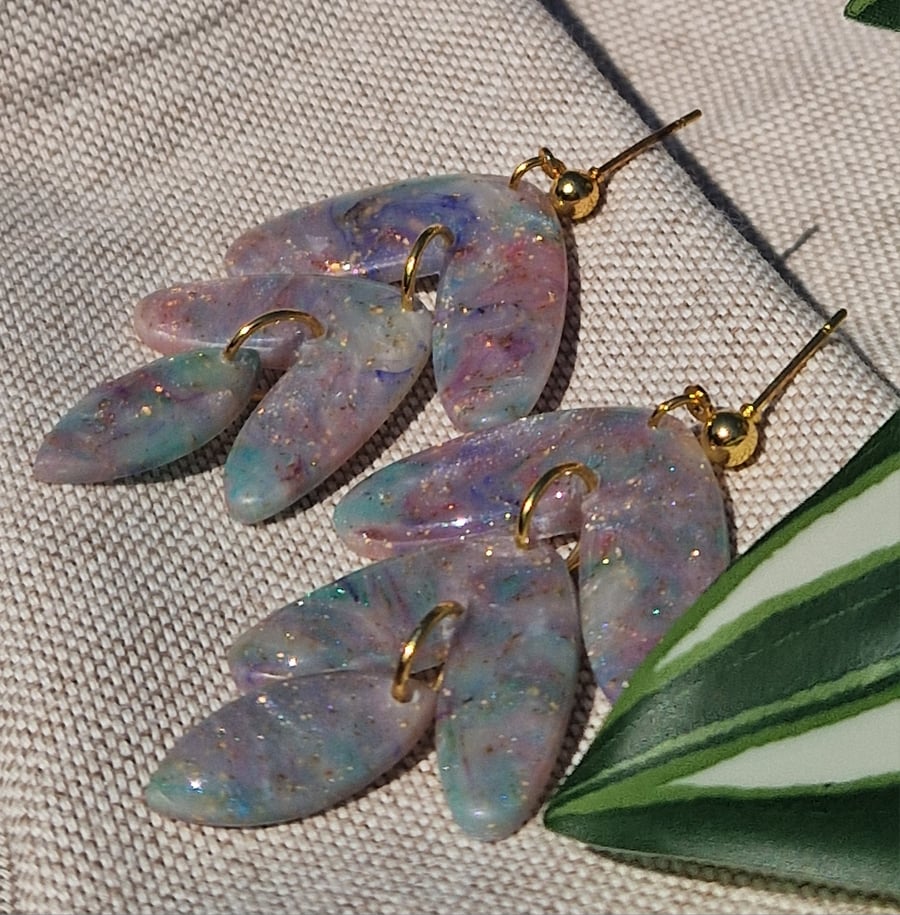 Polymer Clay Earrings: Pretty Pastels