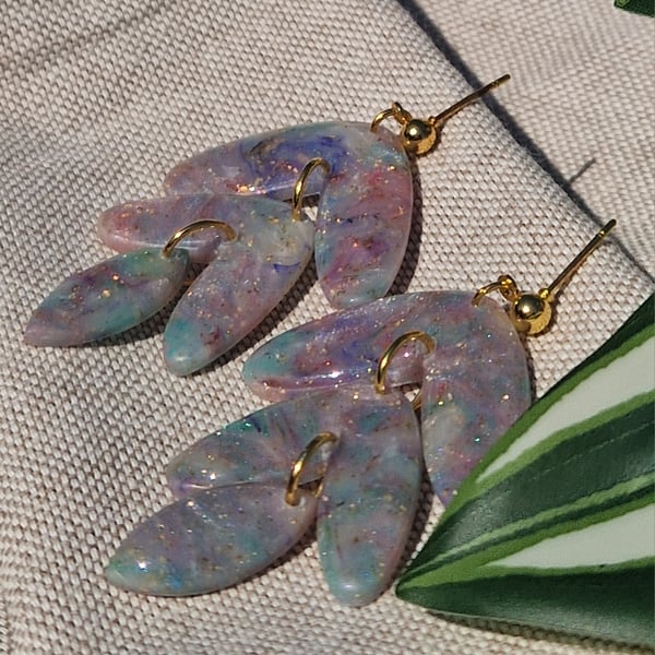 Polymer Clay Earrings: Pretty Pastels