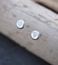 Sterling silver star burst stud earrings, Small earring studs - Image 10
