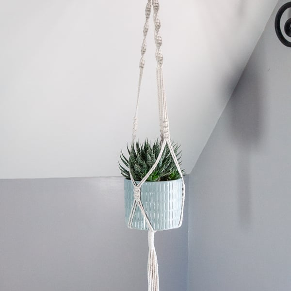 Plant hanger macrame, Macrame hanging planter, Macrame plant holder