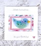 Birthday Day Card with Detachable Glass Meadow Bird - Image 1