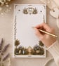 Orchard Garden Floral Notepad - Lined Writing Pad - Shopping List Pad - Image 3