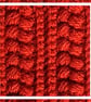 Crocheted Bobbles and Lines Ear Warmer - Image 5