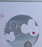 Christmas Card - Rabbit With Clouds - Stormy Blue - Christmas Wishes - Image 5