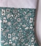 Summer Seconds - Christmas stocking - green Liberty print - Image 2