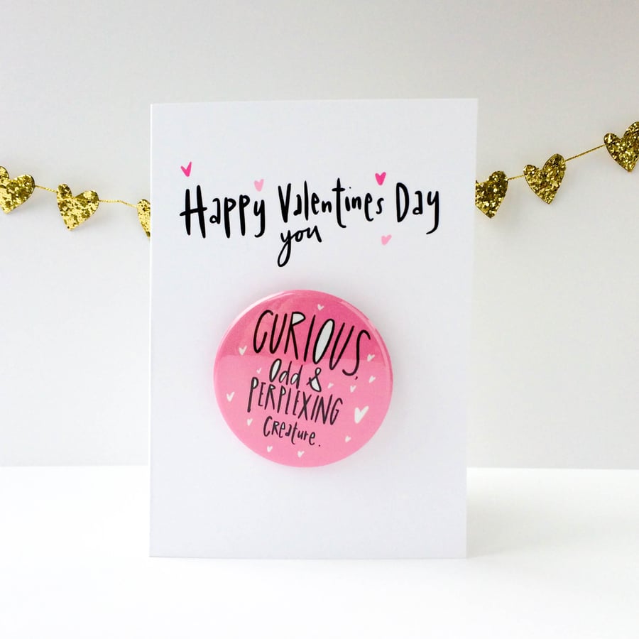 Curious, odd and perplexing Valentine's card!