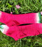 Luxury vegan pima cotton watermelon socks. Hand-cranked and so soft - Image 1