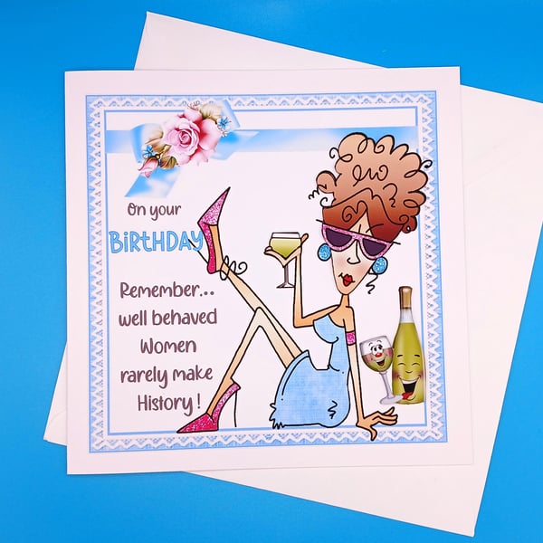 Funny Birthday Card For Her
