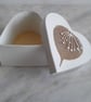 Decoupage Heart Leaf Trinket Storage Gift Box - Image 2