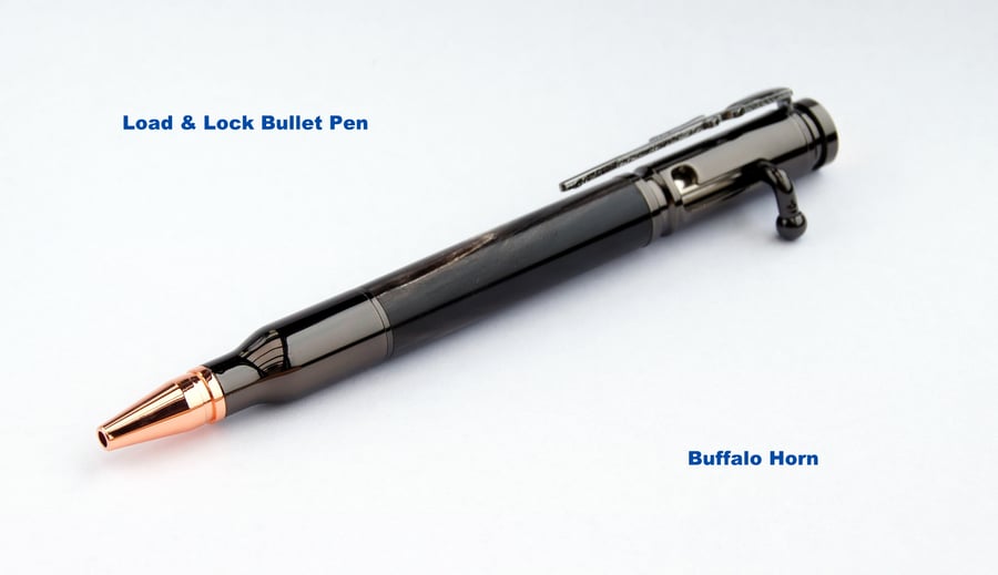 Load & lock bullet pen