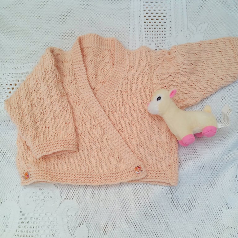 Crossover Ballerina Cardigan for a Baby Girl, Prem Size Available, Custom Make