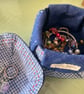 Handmade Fabric Jewellery Dish and Small Accessory Basket Set - Image 2