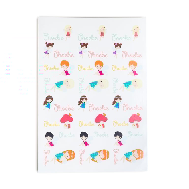 Personalised Fairy Stickers