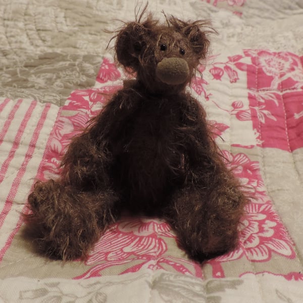 4" Mohair collectable bear