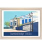 Chelsea Stamford Bridge travel poster print by Susie West - Image 3