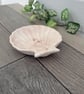 Pink Marbled Scallop Shell Trinket Dish 