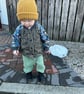 Kids Reversible Cotton Jersey Bomber Jacket -  sizes up up to 10 years - Image 5
