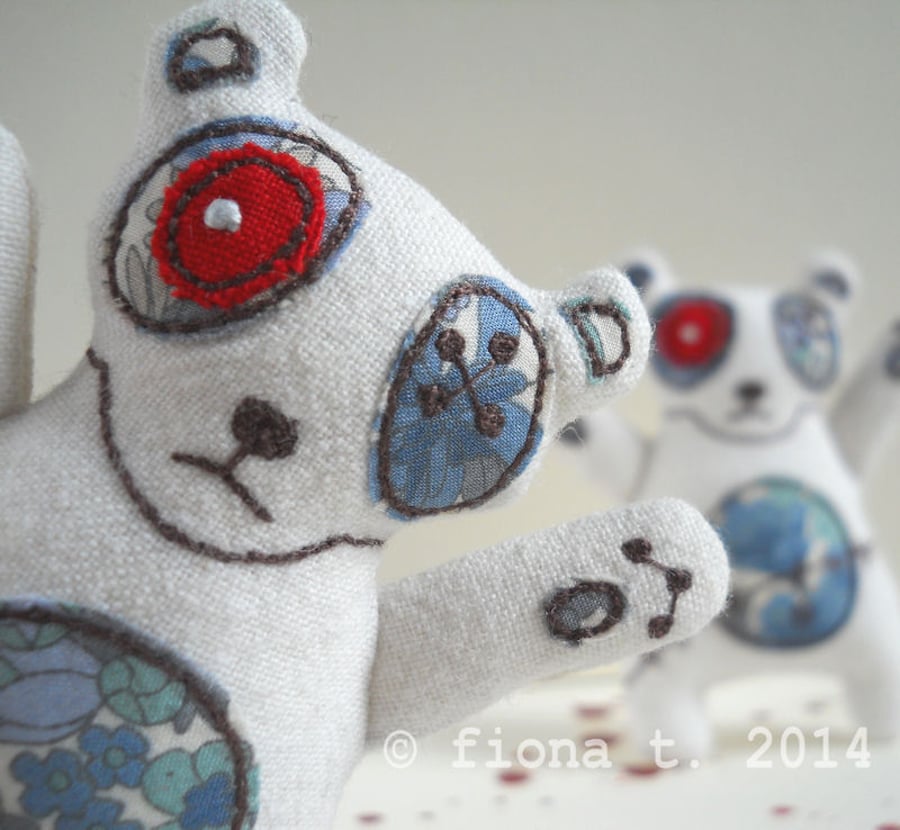 zombie panda miniature