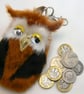 Owl coin purse (can be clipped onto handbag) - Image 1