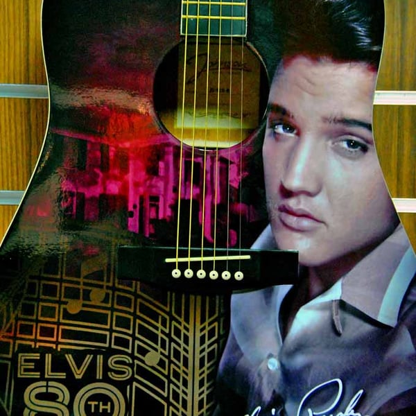 Elvis Presley At The O2 Arena London Photograph Print